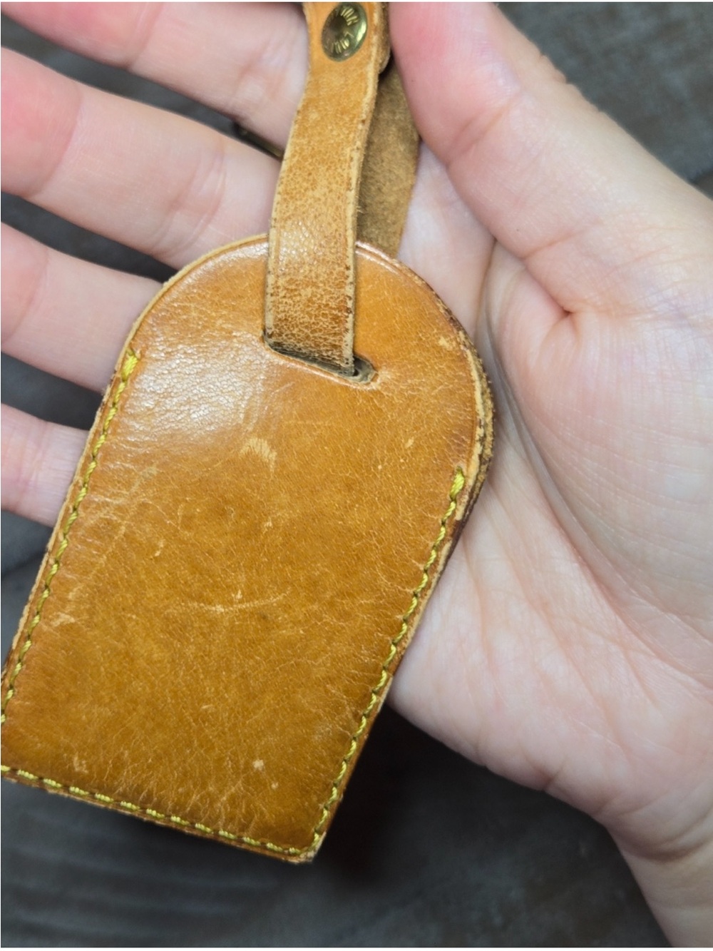 Louis Vuitton Natural Vachetta Leather Luggage Tag and Strap Set - Picture 7 of 8